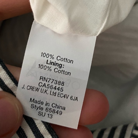 NWT J. Crew Seersucker Pencil Skirt - Picture 9 of 11